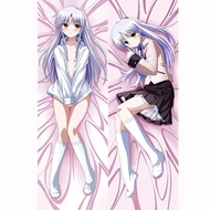 「FAZOZO Home Textile Store」 180ซม. อะนิเมะ Angel Beats! Tachibana Kanade Dakimakura ปลอกหมอน Waifu B