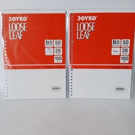 Striped Binder Paper, Mathematics and Plain Size B5