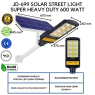 600 WATT SPECIAL LED SOLAR STREET LIGHT / LAMPU SOLAR JALAN 600WATT BERKUALITI TINGGI (10-12 JAM NYA