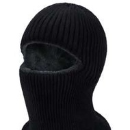 Men's Ski Mask, หน้ากากกันลมถัก Balaclava แบบเต็มหน้า, Ski Mask รูเดียว, ผ้าพันคอ Fleece Face Mask ส