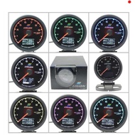 GREDDY Multi Gauge Meter 24 colors LCD Display Meter VOLTAGE BOOST TURBO WATER TEMP RPM VACUUM OIL T