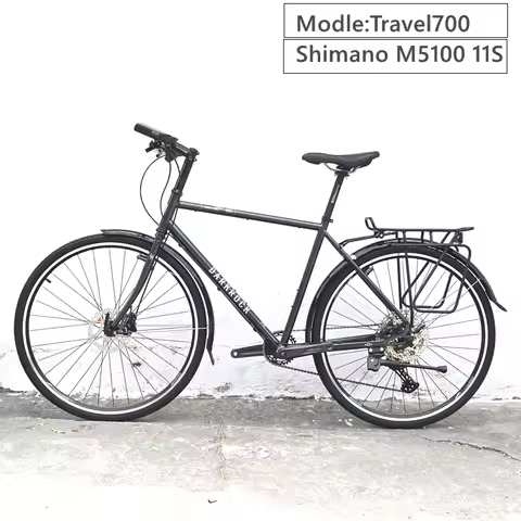 NEW!! 700C DARKROCK(DR) Super Travel 700C Touring Frame set CR-M0 steel Longrider BIicycle frame Roa