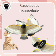 ❤️นกบิน ของเล่นแมว เหยี่ยวไล่นก ไล่นกพิราบ เหยี่ยวไล่นก ปีกขยับได้ ใส่ถ่าน AA*2 (ไม่แถมถ่าน)❤️