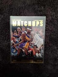 Kobe Bryant LeBron James Panini Hoops Matchups Trading Card