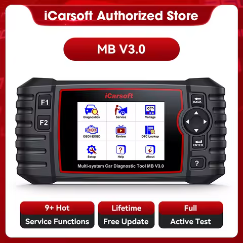 2025 FREE UPDATE iCarsoft MB V3.0 For Mercedes-Benz Sprinter Smart OBDII diagnostic Tool scanner Eng
