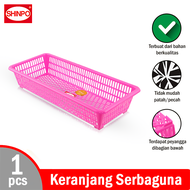 SHINPO Keranjang Plastik Kecil Persegi Panjang 30 CM Bakul Segi Astro Storage Kotak Penyimpanan SPO-