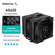 Deepcool ag620 kỹ thuật số tháp tản nhiệt 6 nhiệt ống bộ làm mát CPU 120mm quạt tản nhiệt 260W Quạt