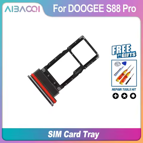 AiBaoQi Brand New DOOGEE Sim Card Holder Sim Card Slot Tray Holder For DOOGEE S88 Pro S86 Blade 10 S