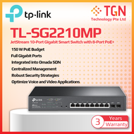 TL-SG2210MP JetStream 10-Port Gigabit Smart Switch with 8-Port PoE+