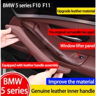 4PCS Kit Right Hand Driver Cars Interior Leather Door Pull Handle Assembly Set For BMW 5 Series F10 
