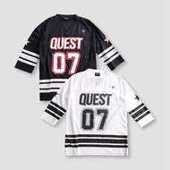 [QUEST] QUEST GOOD LUCK THREE-QUARTER TEE Sleeve