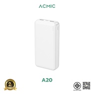 ACMIC A20 Powerbank 20000mAh พาวเวอร์แบงค์ จ่ายไฟ Output ช่อง USB เท่านั้น รับประกัน2ปี