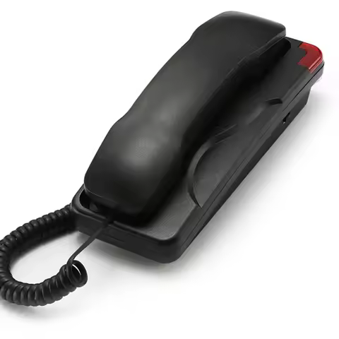 AED7-Corded Phone Trimline With SOS Emergency Button,Adjustable Ringer Volume,Wall Mountable America