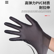 K-Y/ Tattoo Gloves Disposable Black Nitrile Synthetic Waterproof Oil-Proof Tattoo Hairdressing Catering Baking KOUU