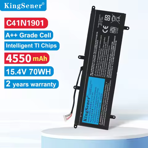 KingSener C41N1901 70WH Laptop Battery For ASUS ZenBook Duo UX481FA UX481FL UX481F UX481FLY UX4000F 