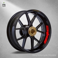 KTM duke 200 250 390 690 990 1290 Hub Rim Modified Sticker Reflective Decal 24