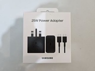 Samsung 25W 快充旅行充電器黑色 全新未開