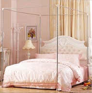 Stainless Steel Mosquito Netting Canopies Bed Frame/Post Twin Full Queen King Size