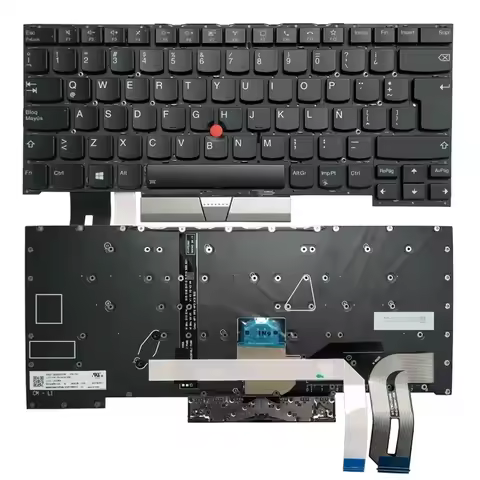 New Baclit Latin Keyboard For Lenovo ThinkPad T14S Gen 1 P1 Gen 3 X1 Extreme 3rd Gen PK131L51D26 LA 