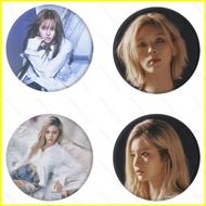 NMIXX HAEWON Tinplate Badge Mini Album Fe3O4 FORWARD Small Round Mirror Keychain SULLYOON Pendant