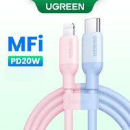 【MFI PD 20W】UGREEN USB C to L Cable Liquid Silicone MFi Certified Universal Compatibility compatible