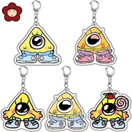 Cute Cartoon Baby Keychain Kawaii Pendant Key Chain for Bag Bill Cipher Baby Keyring Jewelry Outer S