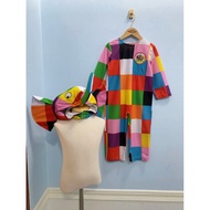 Elephant Elmer Costume 3-4 Years Old Fancy Dress