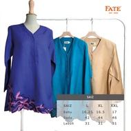 FATE Elegant Button Embroidery Muslimah Blouse-60320