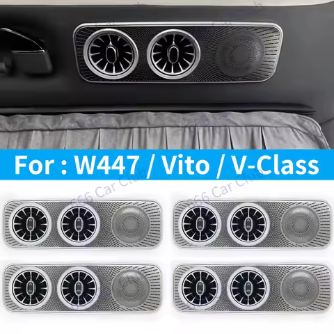 Car Ceiling Air Outlet For Mercedes Benz V-Class W447 Vito V260 V220d V250 Roof Decoration Vent Nozz