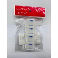 - Good Life One Day Pill Box/4 Compartments Box
