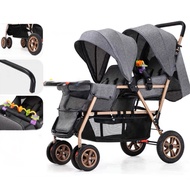 SG SELLER~Ready Stock 9kg Twin High Low Double Stroller
