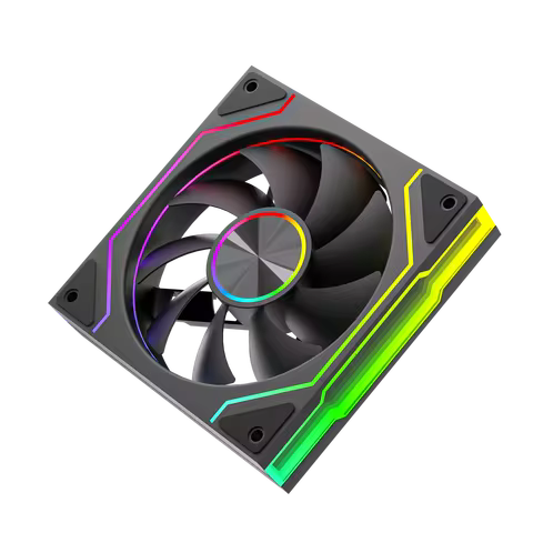Power Train PRISM 9 PRO Computer Chassis Fan 12cm ARGB 4 Pin PWM Quiet Cooling Fan 12V Large Air Vol