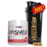 EHP Labs OxyShred Thermogenic Fat Burner 60 servings + Free Shaker