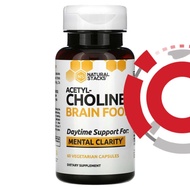 Natural Stacks Acetyl Choline Brain Food 60 Veg Caps