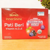 1) BRANDS InnerShine Prune Essence with Vit E (6 x 42ml) / 2) BRANDS InnerShine Berry Essence (6 x 4