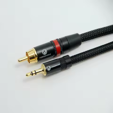 Free Shipping DIY HIFI 3.5mm To RCA SPDIF Coaxial Digital Audio Cable For XiaoMi Box MDZ-09-AA Fiio 