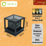 *Black* New Design Modern Gate Light / Pillar Lamp / Aluminium Gate Lamp / Lampu Pagar Design / 5533