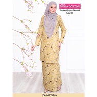 Baju Raya Sedondon Suami Isteri Lelaki Perempuan 2022 By Dhia Cotton Saiz XS Hingga 4XL Kod 748