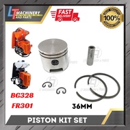 Piston Kit T328 BG328 BG328A STIHL FR3001 Mesin Rumput 36mm Piston Ring Set