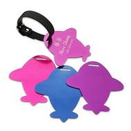 【FulgorJewel】富狗客製化高爾夫球袋姓名牌 行李吊牌 彩鋁 飛機