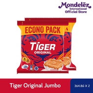 【Bundle of 2】 Tiger Plain Sweet Biscuits Jumbo 【Original/ Chocolate】 (364.8g)