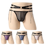 Males Sexy Briefs Low Waist Underwear Mens Thong Polyester Soft Lingerie Spring