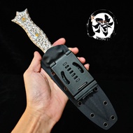 มีด​เดินป่า​ ​น้ำแข็ง​ เหล็ก VG-10​  ความแข็ง60-62 HRC    ด้ามจับ​ด้ามจับแบบ CNC มีความทันสมัยและดูด