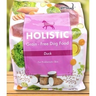 (READY STOCK)Proud Dog Food Holistic Grain Free Salmon Grain Free Duck Grain Free Chicken 2kg Proud 