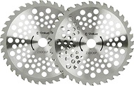 E-Value Lightweight Chip Saw for Grass Cutting, Set of 2, 9.1 inches (230 mm), Recommended Less Than