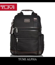 [TUMI ALPHA] TUMI 222681 Men’s Business Casual Ballistic Nylon Backpack 15” Computer Backpack Travel Bag