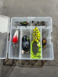 Hộp 5 mồi câu lure nhạy cá - chuyên rô phi lóc chuối sộp thiểu cá chim ( Ngu Long )