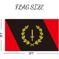 Black American Heritage 1967 Flag 3x5 Ft Double Sided Printing Durable 100D Quality Decoration Outdo