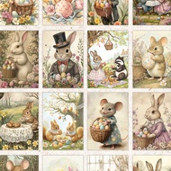 Easter 32pcs Bedroom Decor Postcards – Thick Cardstock, HD Print, Decorative Stickers, Gift Souvenir
