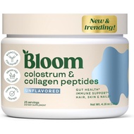 Bloom Nutrition Bovine Colostrum Powder Gut Health, Immune Support, Hair Growth & Beauty Supplement,